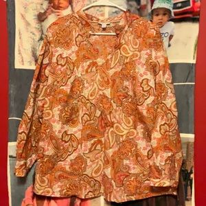 CharterClub tunic top long sleeve